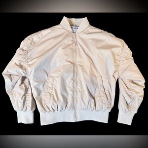 Old Navy Off-White Bomber Jacket